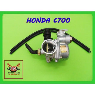 HONDA C700 CARBURETOR with TUBE SET // คาร์บูเรเตอร์ HONDA C700 พร้อม ท่อสายยาง สินค้าคุณภาพดี