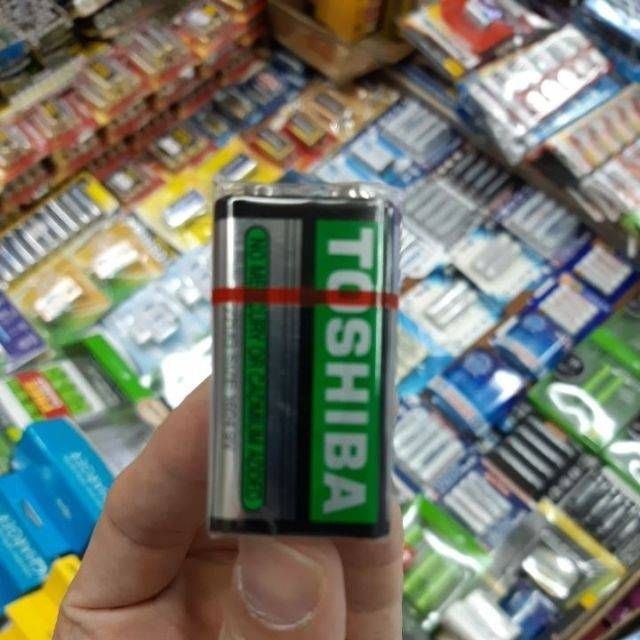 ถ่าน 9V เลือกยี่ห้อ Toshiba, Gp Supercell พลังไฟเต็มเปี่ยม ของใหม่ ของแท้ จำนวน 1ก้อน