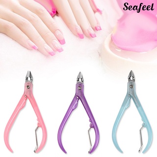 Seafeel ❤ Nail Clipper Sharp Portable Stainless Steel Mini Cuticle Scissor for Home