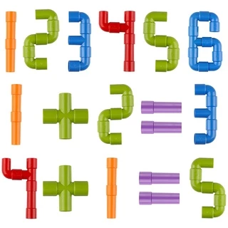 บล็อกตัวต่อพลาสติก ของเล่นสําหรับเด็ก 3-12 ปี 28 ชิ้น