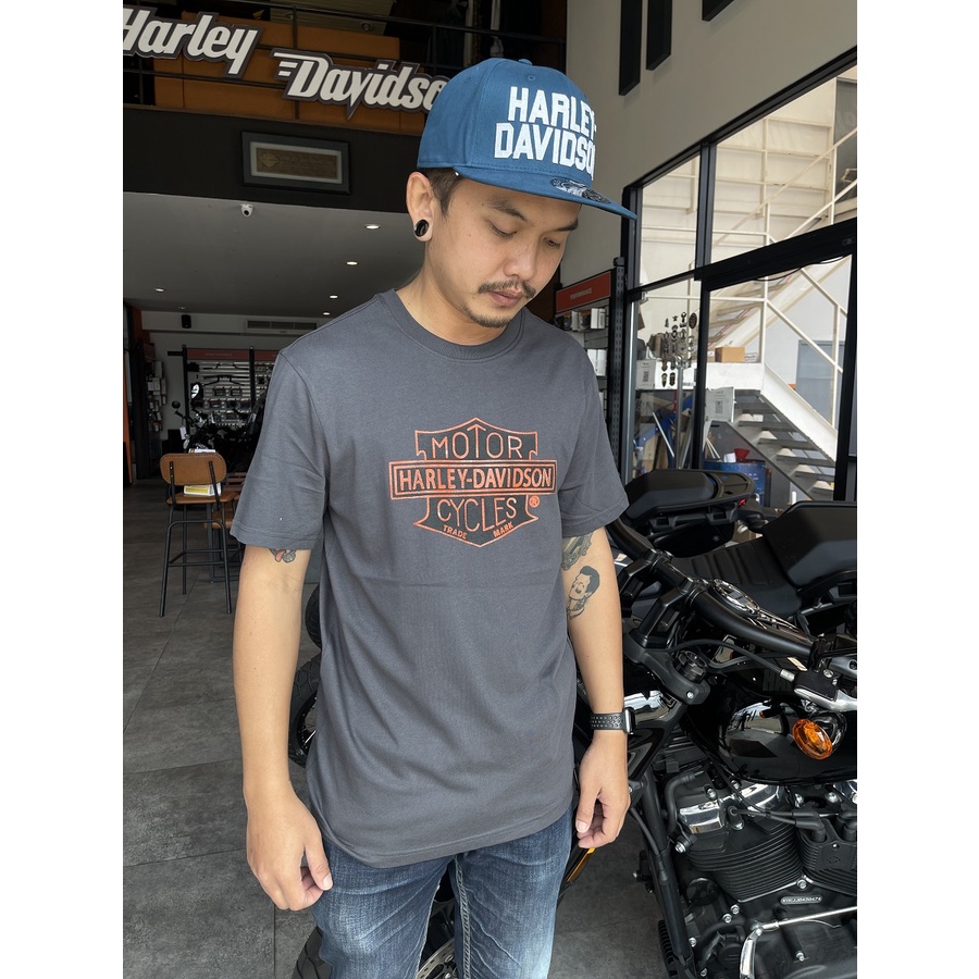 เสื้อยืด HARLEY-DAVIDSON Heritage Bar & Shield Logo Tee