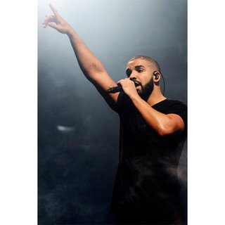 Drake โปสเตอร์ Poster วอลเปเปอร์ ตกแต่งผนัง วงดนตรี  Hiphop ฮิปฮอป