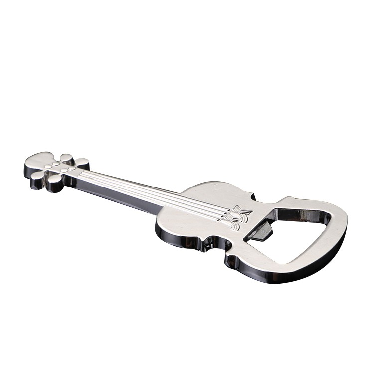 Katelv ที่เปิดขวดเบียร์โลหะรูปกีตาร์สร้างสรรค์ - ที่เปิดกระป๋องสแตนเลส อุปกรณ์ครัว