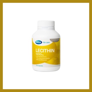 Mega Lecithin 100 capsules เลซิติน 2334