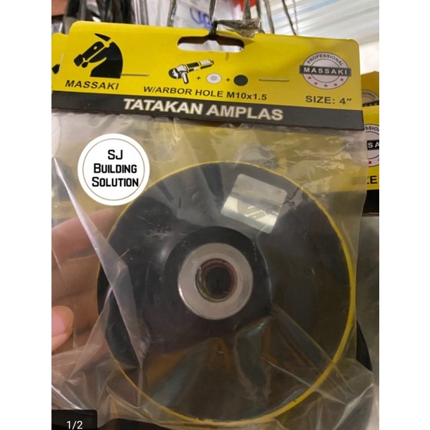 MASSAKI SANDPAPER 4B 100mm / SAND PAPER PLATE 4B STICK SAND PAPER WHEELS