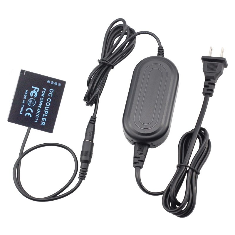อะแดปเตอร์แบตเตอรี่ดัมมี่ DMW-DCC11 DC Coupler AC DMW-BLG10 สําหรับกล้อง Panasonic Lumix DMC-GX80 GX