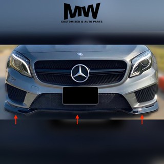 **พร้อมส่ง** ลิ้นหน้า BENZ GLA โฉมปี 2014  Front lip for Benz GLA 2014