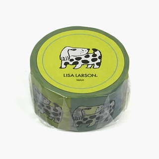 Masking Tape เทปตกแต่ง Lisa Larson จากญี่ปุ่น ลายหมาดัลเมเชียน Max ขนาด 2.5 x 10 ม.