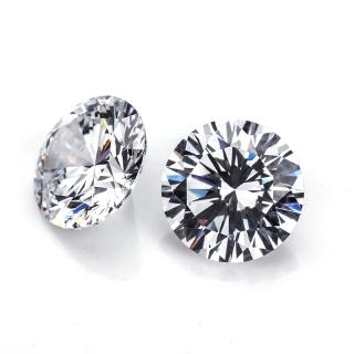 D Color Moissanite เพชรพร้อม GRA Certificate 5 mm/6mm