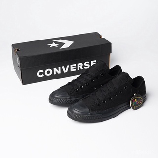 Premium Import Converse Chuck Shoes Taylor Allstar Ox All Black "BASIC" (dr.shoez)