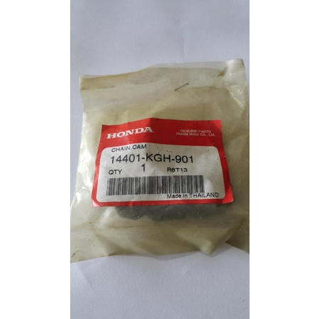 โซ่ราวลิ้น(90ข้อ) Sonic125M,C/Click110BS,BK แท้ศูนย์ 14401-KGH-901