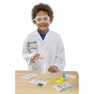 ชุดนักวิทยาศาสตร์ พร้อมอุปกรณ์ Melissa &amp; Doug Role Play Costume - Scientist