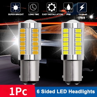 หลอดไฟท้ายรถยนต์ LED 12V สีขาว สําหรับรถยนต์ 1 ชิ้น