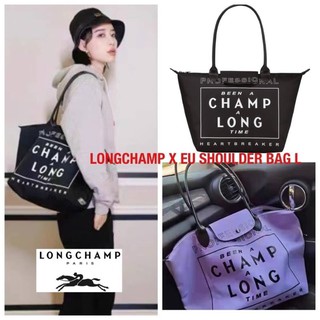 💕LONGCHAMP X EU SHOULDER BAG L - purple