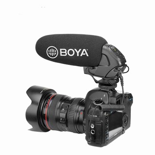 Boya BY-BM3031 Shotgun Supercardioid Microphone ไมค์ติดหัวกล้อง ไมโครโฟนสำหรับติดหัวกล้อง