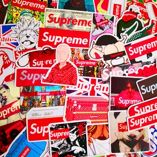 50Pcs/Set ❉ Fashion Brand S-upreme Series 01 สติ๊กเกอร์ ❉ HipHop DIY Fashion Mixed Waterproof Doodle Decals สติ๊กเกอร์