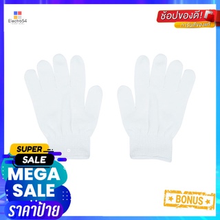 ถุงมือไนลอน FITT สีขาวNYLON GLOVES FITT WHITE