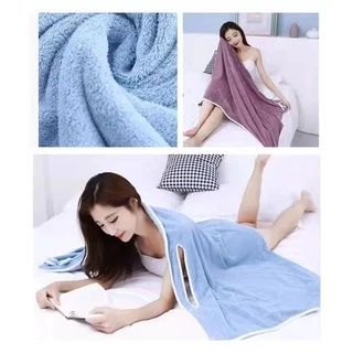 Babypartys ผ้าเช็ดตัว 2in1 ผ้า COTTON คลุมอาบน้ำ เป็นได้ทั้ง ผ้าเช็ดตัว และ เสื้อคลุม