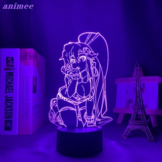 โคมไฟ Led รูปการ์ตูนอนิเมะ Gurren Lagann 3D ของขวัญวันเกิด สําหรับตกแต่งบ้าน