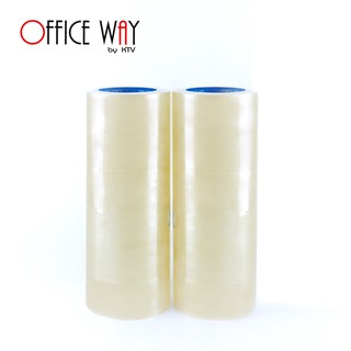 Office Way Opp Tape 2นิ้ว 100หลา สีใส (แพ็ค 6ม้วน)