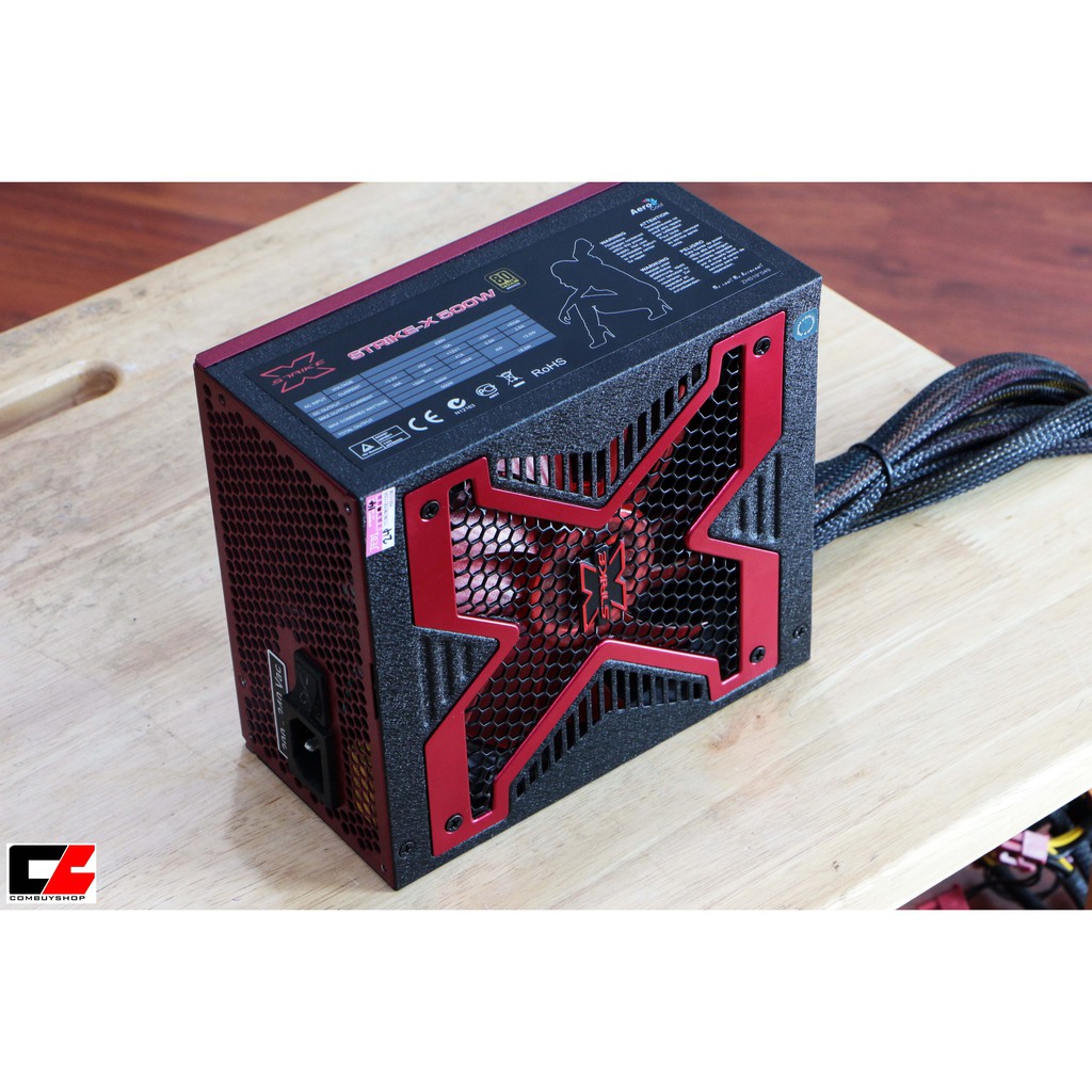 Psu Aerocool Strike X W Bronze Gamer Shopee Thailand