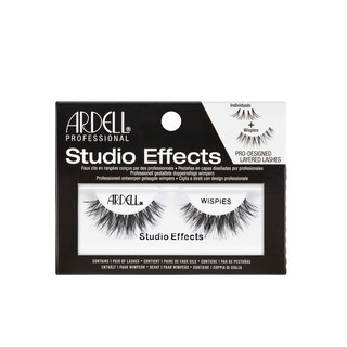 ของแท้! Ardell ขนตาสายฝอ - Studio Effect Wispies อาเดล สตูดิโอ เอฟเฟ็ก วิสพีส์ แลช Black - 1 คู่