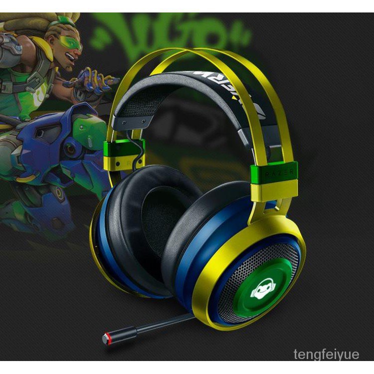 จ ด Razer Nari Ultimate Lucio Version ช ดห ฟ งเล นเกมแบบไร สาย Rgb Symphony Thx ค ณภาพส ง