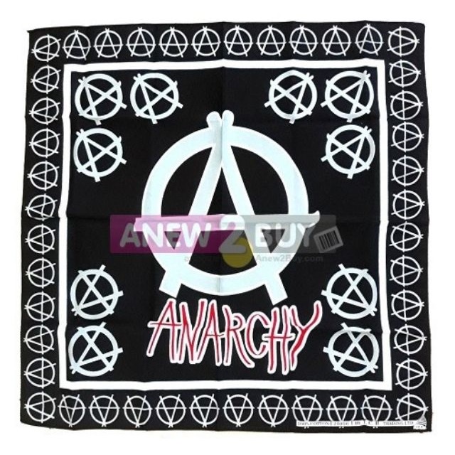 ผ้าลายสัญลักษณ์ ANARCHY ใช้โพกหัวหรือพันคอ – โปรปัง