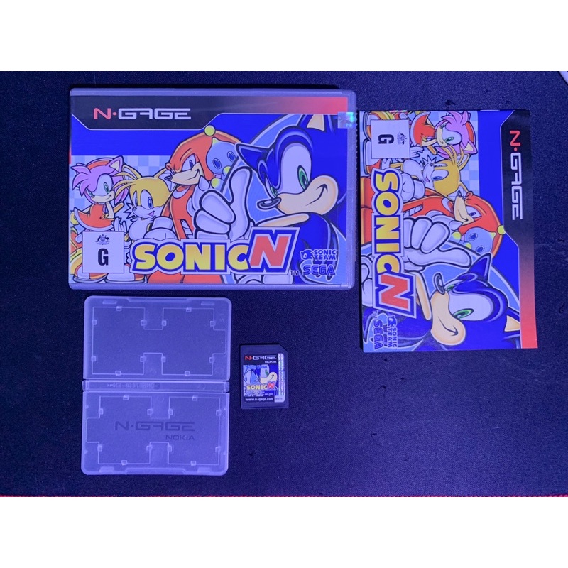 การ์ดเกม SONIC N NOKIA N-GAGE QD ของแท้
