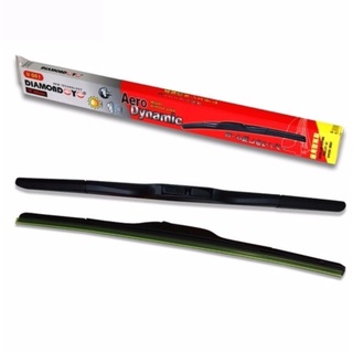 ใบปัดน้ำฝนทรง Aero Dynamic (Diamond eye) ขนาด 19" 24" นิ้ว สำหรับ HONDA CIVIC 2006-2014 จำนวน 1 คู่