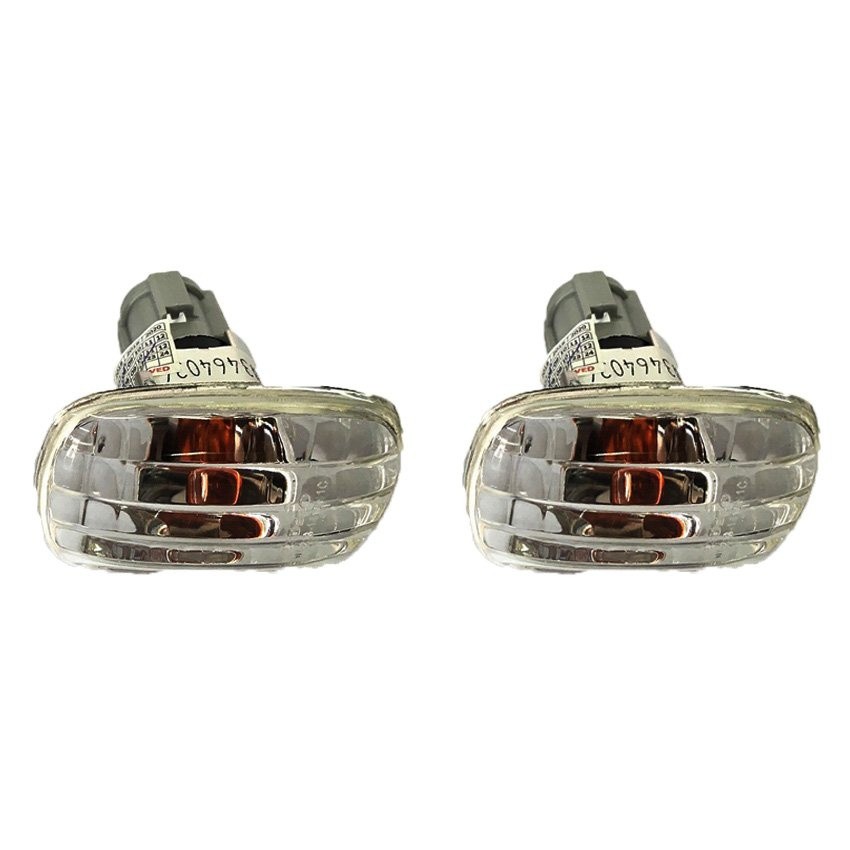 Oemgenuine ไฟแก้ม ไฟเลี้ยวข้าง ไฟข้างแก้ม ไฟแก้มเพชร สีขาว โครเมียมISUZU D-MAX L-R D-max 02 เก่า - 1