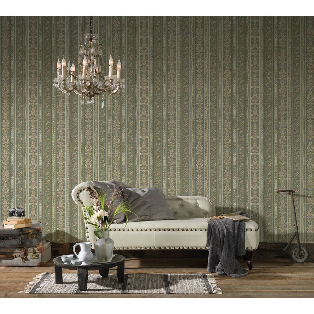 MDwallpaper วอลเปเปอร์ติดผนังชนิดทากาว TRENDWALL ลายหลุยส์ NO.33547-4