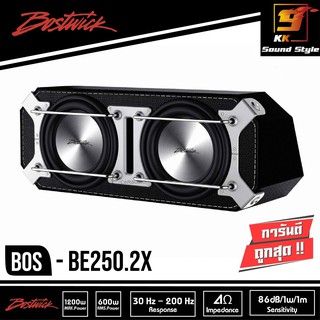 ตู้ซับสำเร็จ 10นิ้ว BOSTWICK รุ่น BOS-BE250.2X ตู้ซับ10นิ้ว มีแอมป์ในตัว เสียงดี เบสแรง ของแท้100%