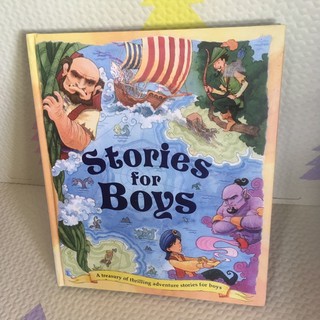 Stories for Boys •A treasure of thrilling adventure stories for Boys (ปกนวม)