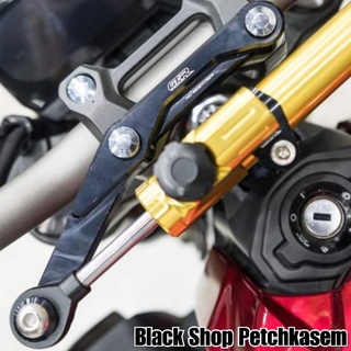 ขาจับกันสะบัด OHLINS พร้อมหูยึดกันสะบัด แบบยึดตรง / สำหรับรถ :  CB-650R [GTR]