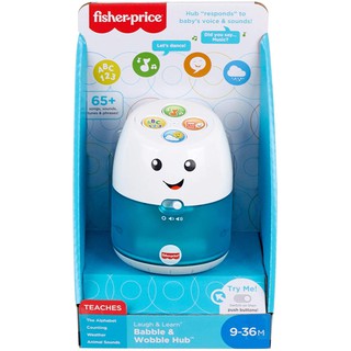 Fisher Price Laugh &amp; Learn Babble &amp; Wobble Hub ฟิชเชอร์ไพรซ์ ของเล่น เสริมพัฒนาการด้วยเสียงและไฟ GJW61