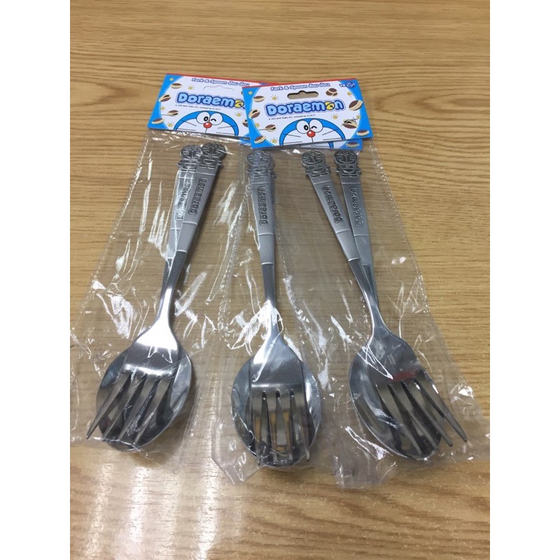 ช้อนส้อม ช้อนส้อมการ์ตูน ช้อนส้อมโดเรม่อน - รูปที่ 2