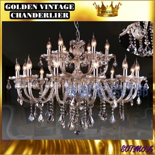 CT001A026 SOTMIA CHANDELIER แชนเดอเรีย แชนเดอเรียโคมไฟระย้า โคมไฟระย้าเพดาน โคมไฟระย้าคริสตัล โคมไฟระย้า โคมไฟ