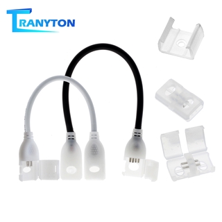 2 Pin 4 Pin 220 V สายไฟ Led เชื่อมต่อแรงดันสูง + คลิปหนีบ