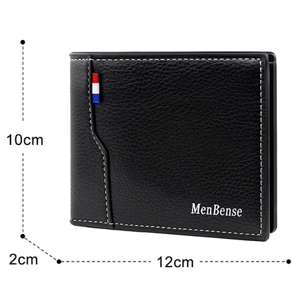 กระเป๋าสตางค์ผู้ชาย MenBense กระเป๋าสตางค์ผู้ชายใบสั้น MenBense MPQ20