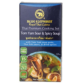 บลูเอเลเฟ่นท์ชุดทำต้มยำ 90กรัม Blue Elephant Making Tom Yum Set 90 grams