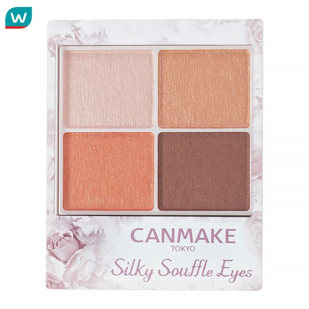 Canmake แคนเมค ซิลกี้ ซูเฟล อายส์ 4.8g. 07 เนกเทอรีน ออเร้นจ์