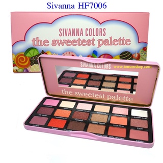 HF7006 ของแท้ 100% มาใหม่ Sivanna Sweetest,Chocalate Palette ถูกจริง