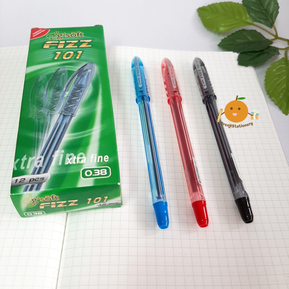 ปากกา G'soft FIZZ 101 0.38 mm 3 สี