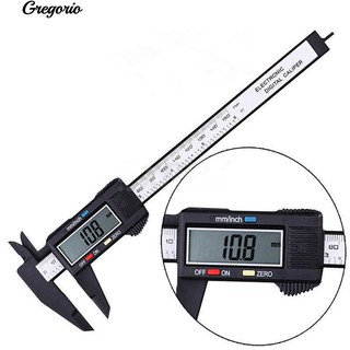 Gregorio LCD Digital Vernier Caliper เครื่องมือวัดมิเตอร์แบบอิเล็กทรอนิกส์