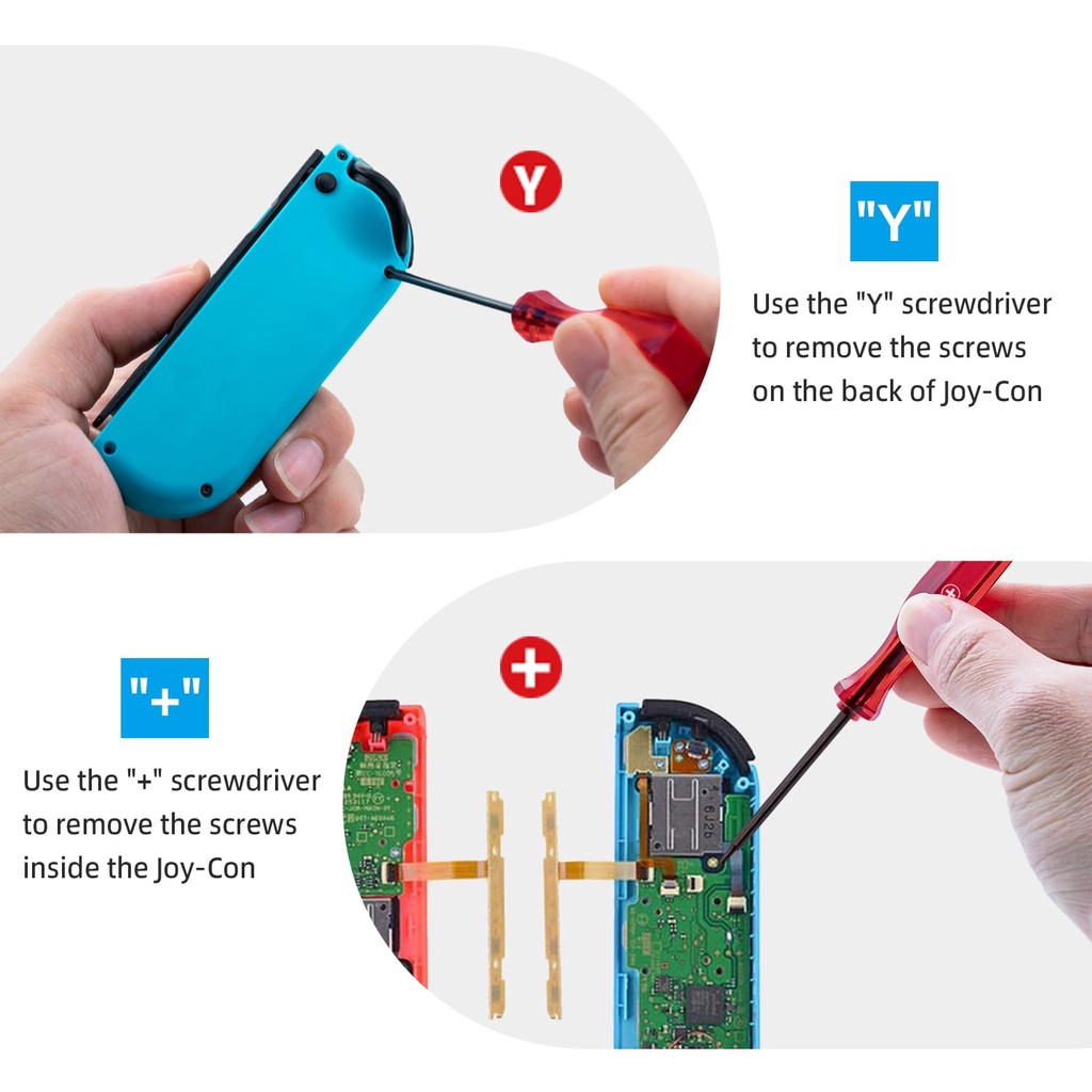 Sl/sr สายแพปุ่มซิงค์ + ไขควง (+)(Y) สําหรับ Nintendo Switch Switch OLED Joy-Con