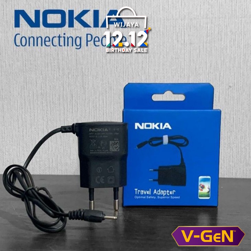 อะแดปเตอร์ที่ชาร์จ ขนาดเล็ก สําหรับ Nokia Casan TC N95 N85 N70 6101 AC3E FC061 Ori