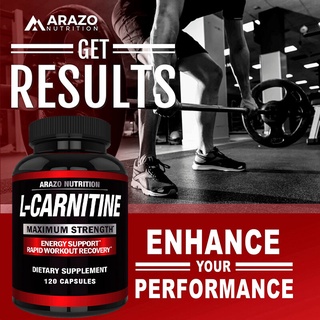 ราคาถูก / ส่ง ARAZO NUTRITION L-Carnitine 500mg(60-120capsules)  แอลคาร์นิทีน 500มก(60-120แคป)