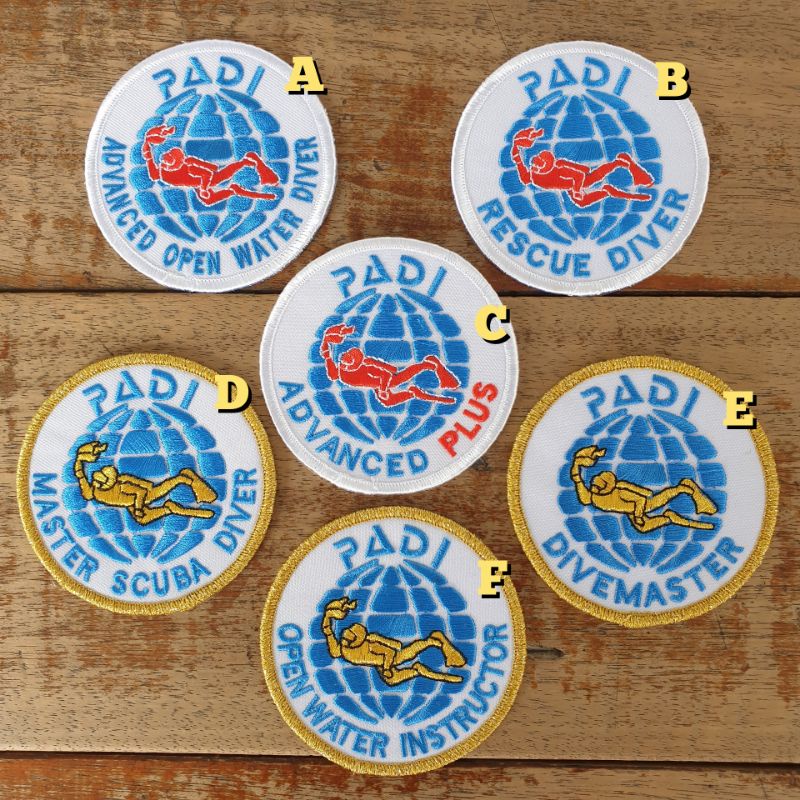 แพทช์เย็บปักถักร้อย Padi Scuba Diver 01 .