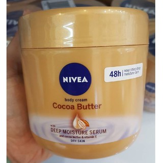 NIVEA Cocoa Butter Body Cream - 400ml. สินค้านำเข้า( EXP. 06/2024 )